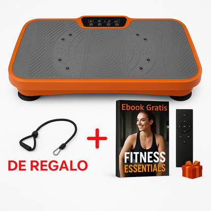 FitPulse™ Plataforma Vibratoria con Accesorios y Guía de Ejercicios GRATIS